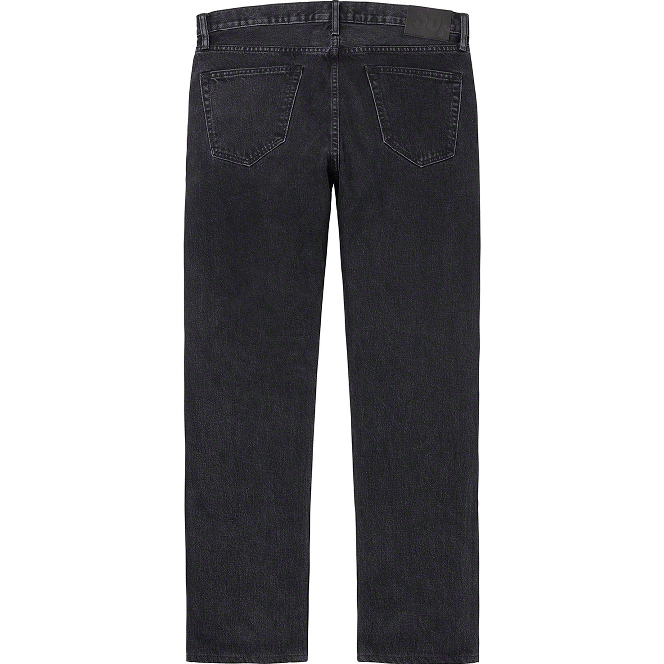 Stone Washed Black Slim Jean view 3